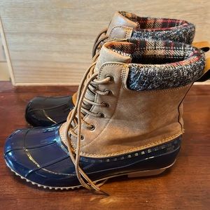 JustFab duck boots